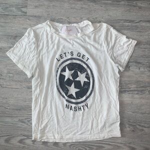 Let’s Get Nashty blush boutique tee